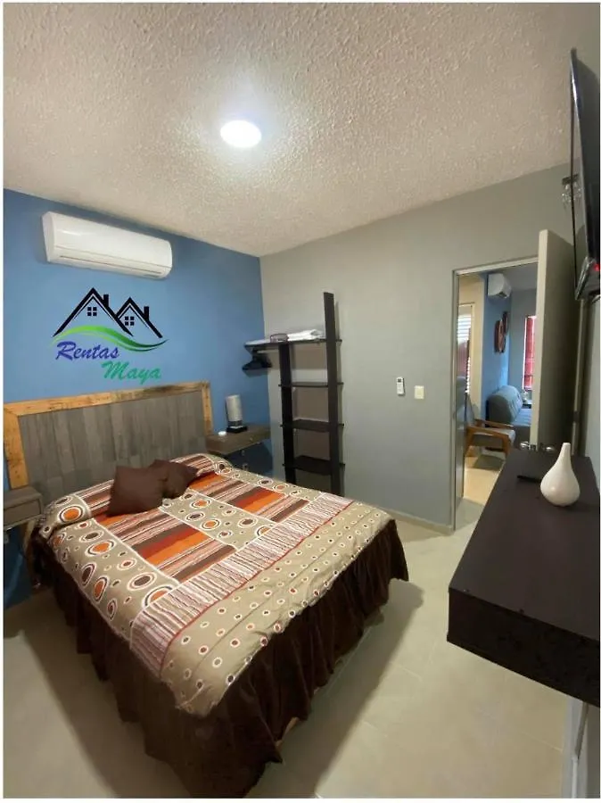 아파트 Departamento Comodo En 신데 델 카르멘 멕시코